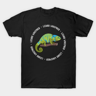 Lizard Whisperer Reptile Lover Green Bearded Dragon T-Shirt